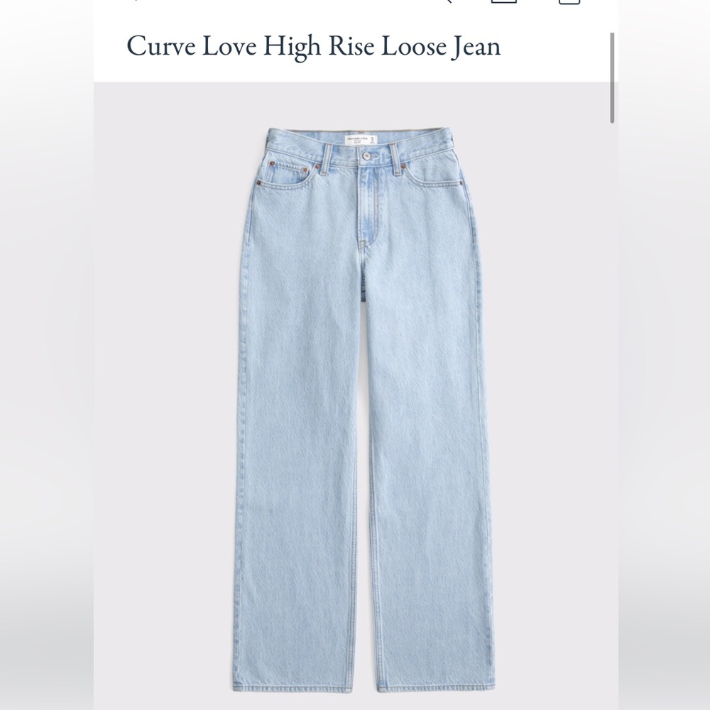 Abercrombie & Fitch High Rise Denim Jeans